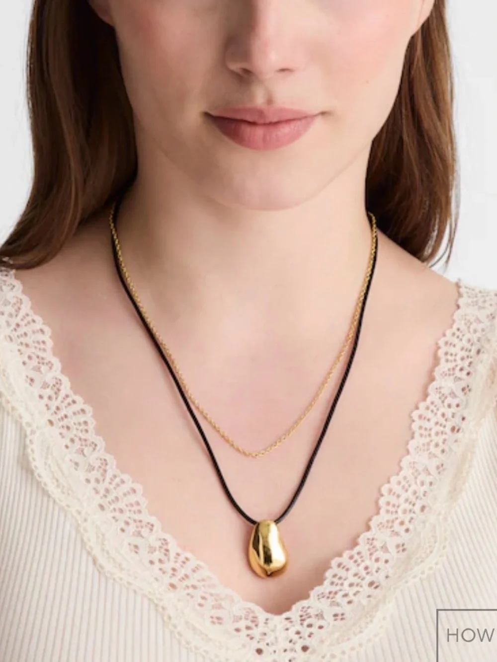 Madewell Droplet Pendant Necklace Set - Picture 6 of 7